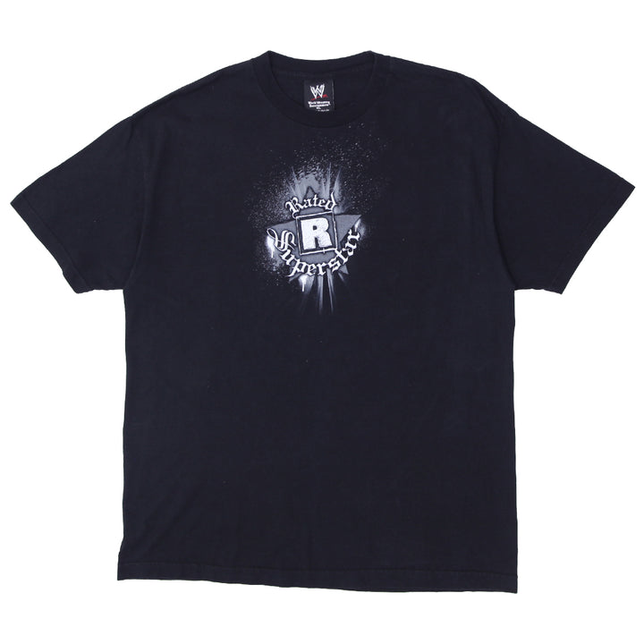 2002 Vintage Edge Rated R Superstar WWE T-Shirt Black XL - Fashion Rerun Vintage Migration_T-Shirt
