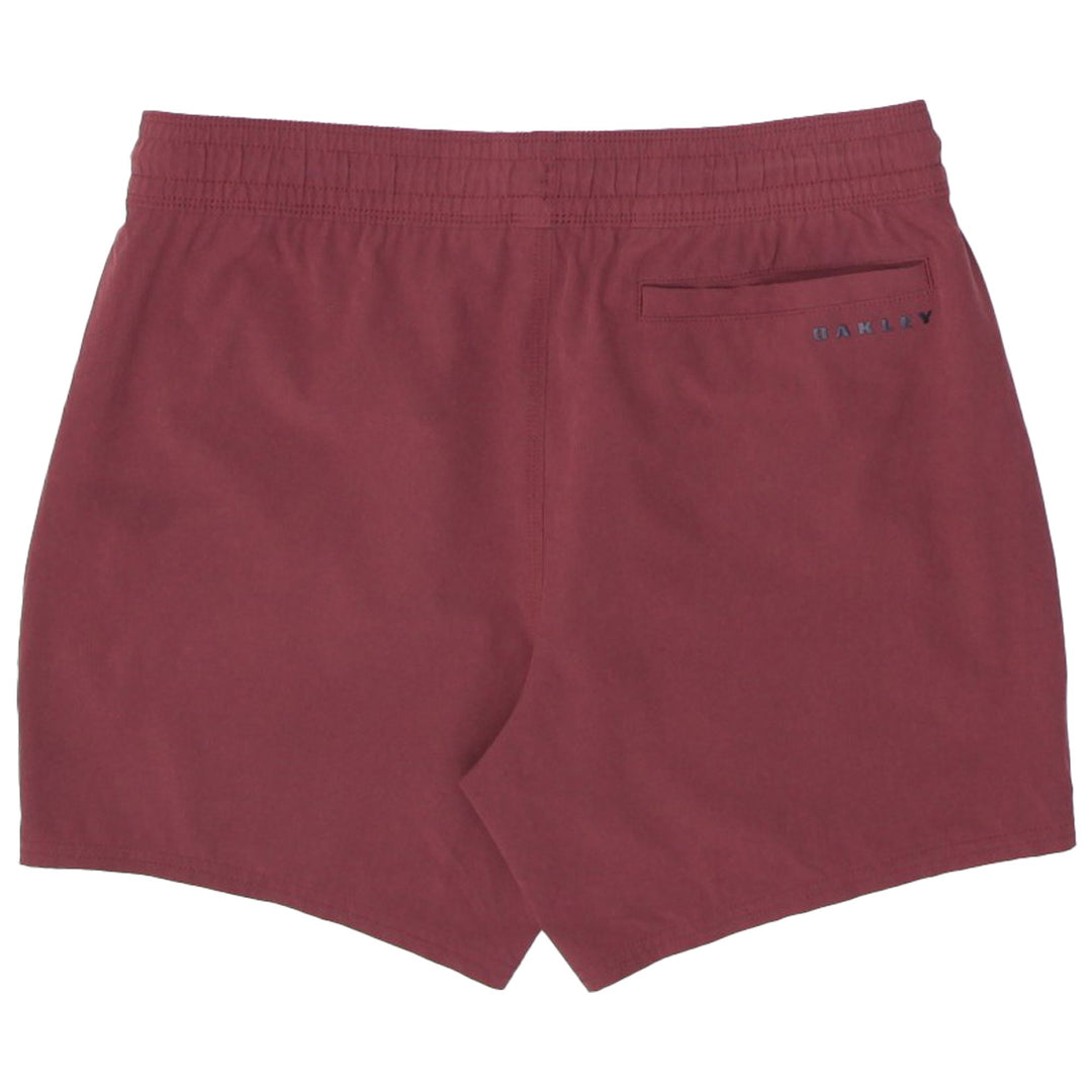 Mens Oakley Boardshorts Maroon Quick Dry Drawstring Casual