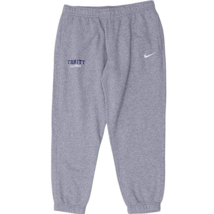 Ladies Nike Trinity Lacrosse Sweatpants Gray Swoosh Logo Sports | Migration_Pants | Fashion Rerun