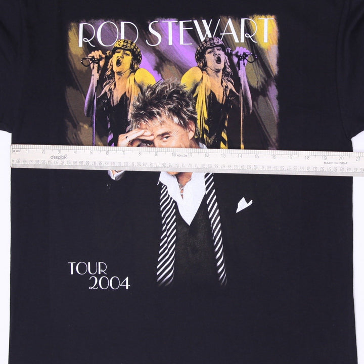 Vintage 2004 Rod Stewart Concert Tour T-Shirt Size L