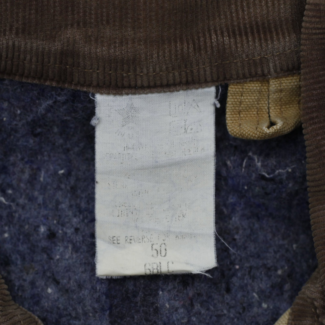 Vintage Carhartt 68LC Workwear Jacket Brown Distressed Canvas | Migration_Jackets - Back View | Fashion Rerun