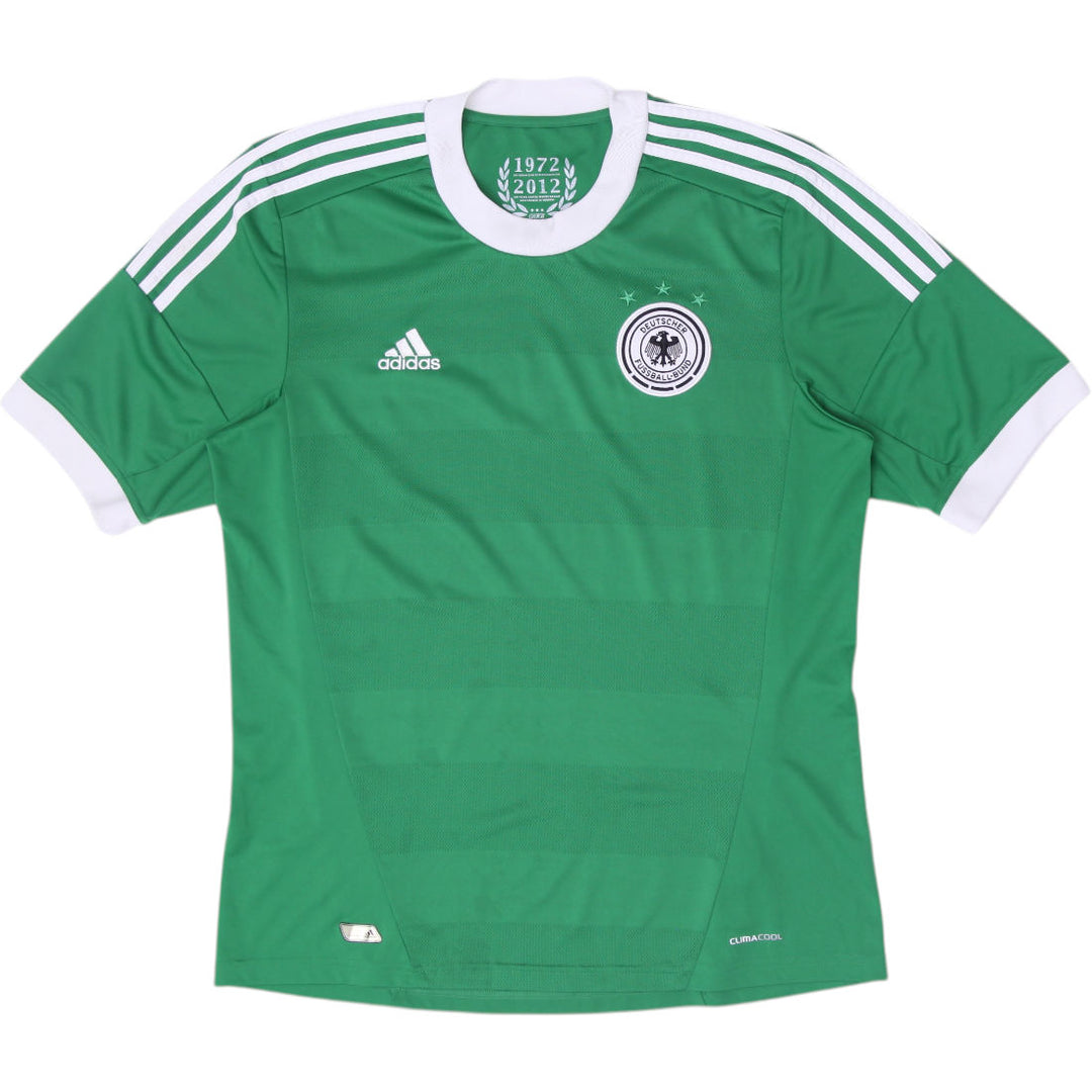 Mens Adidas Germany 2012-13 Away Football Jersey Green Size L