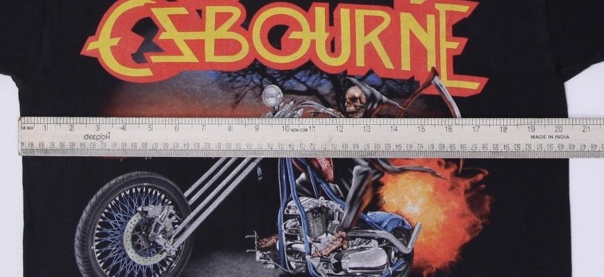 Mens Black Ozzy Osbourne "Life Won't Wait" Tour T-Shirt