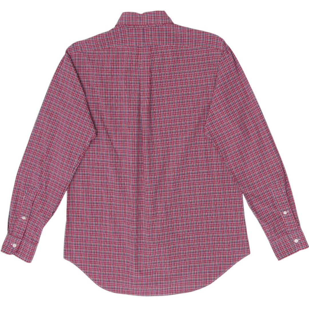 Mens Ralph Lauren Classic Fit Plaid Long Sleeve Shirt Size M
