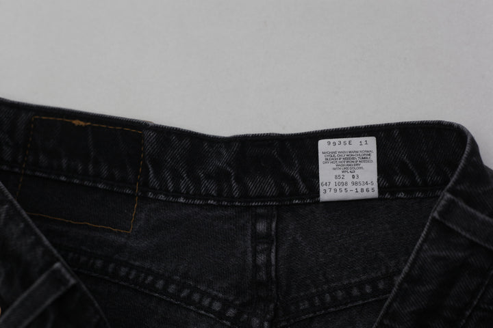 Vintage Ladies Levi Strauss Black Denim Shorts | Migration_Shorts UAENAT20 - Alternate View | Fashion Rerun
