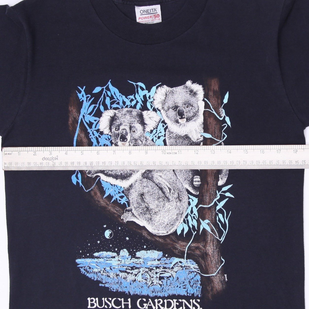 Vintage 80s Busch Gardens Tampa FL Souvenir Graphic T-Shirt Size M