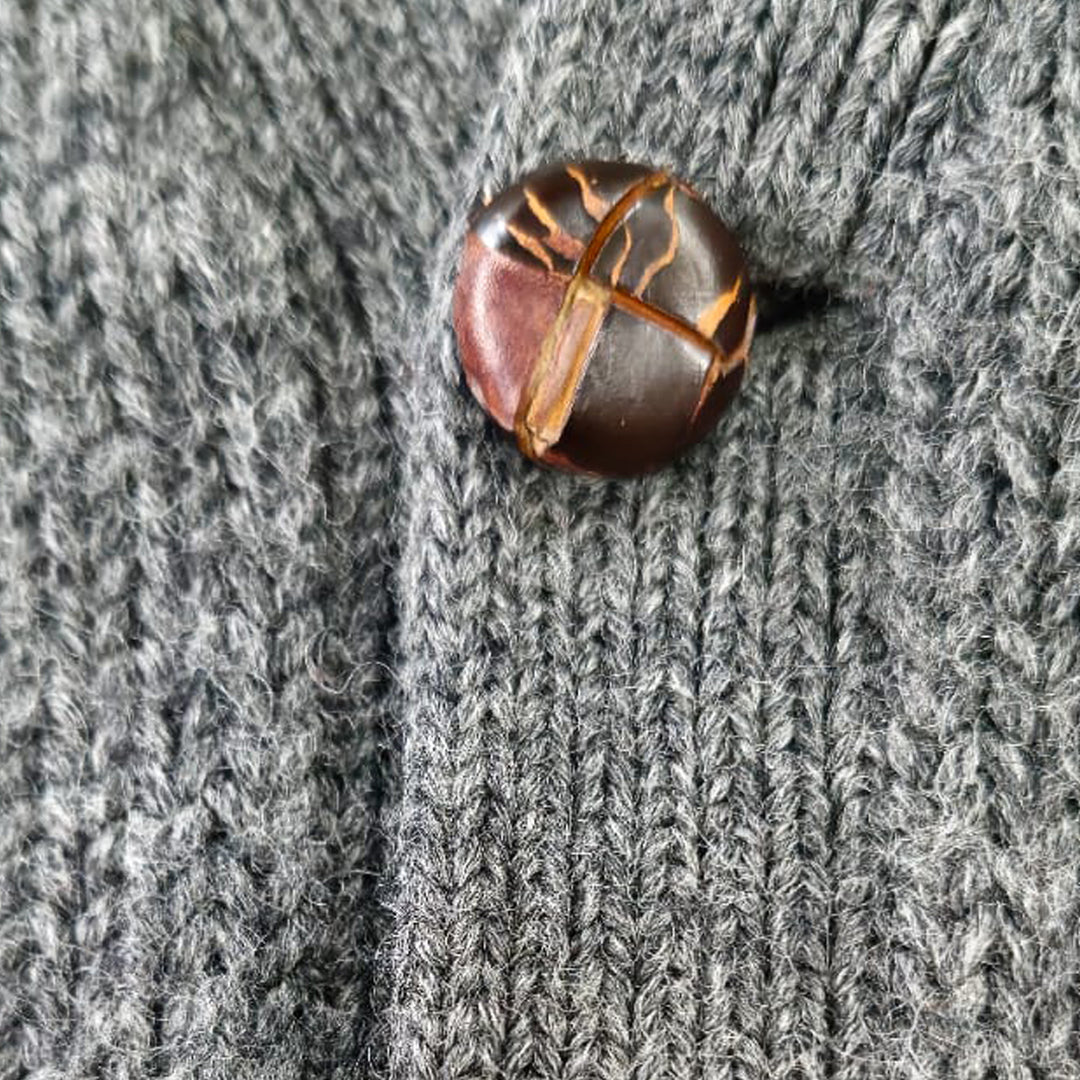 Vintage Polo by Ralph Lauren 100% Wool Sweater Cardigan L - Fashion Rerun Vintage Migration_Sweaters