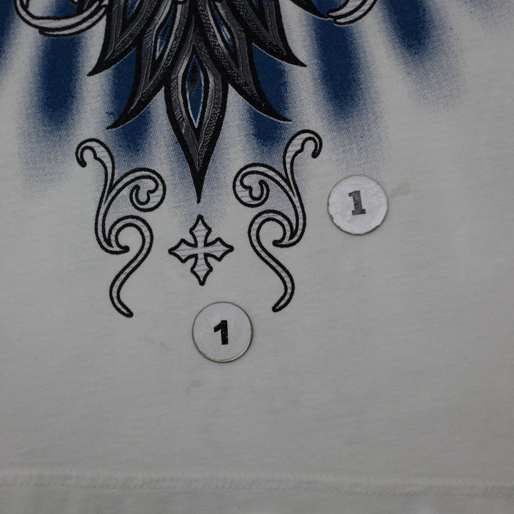 Y2K Mens Affliction Georges St-Pierre Rush Signature Series Graphic T-Shirt M