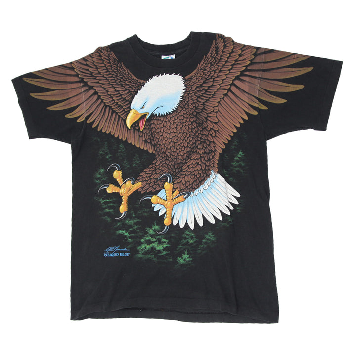 Liquid Blue 1994 Eagle All Over Print Rich Normurdin Single Stitch Vintage T-Shirt | Migration_T-Shirts UAENA | Fashion Rerun