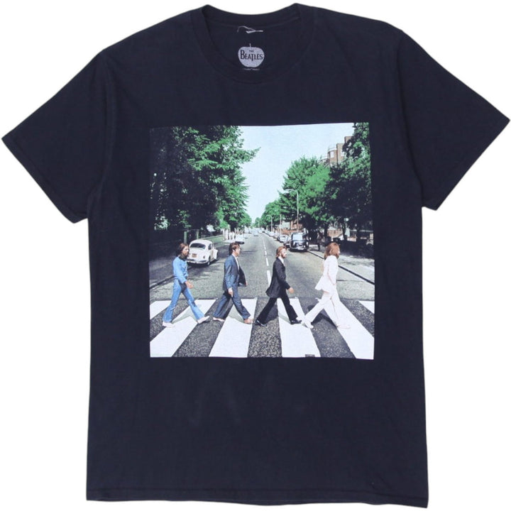 Mens Beatles Abbey Road Black Graphic T-Shirt