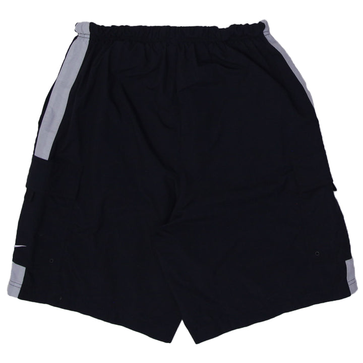Vintage Nike Black Cargo Nylon Shorts | Migration_Shorts UAENAT20 - Side View | Fashion Rerun