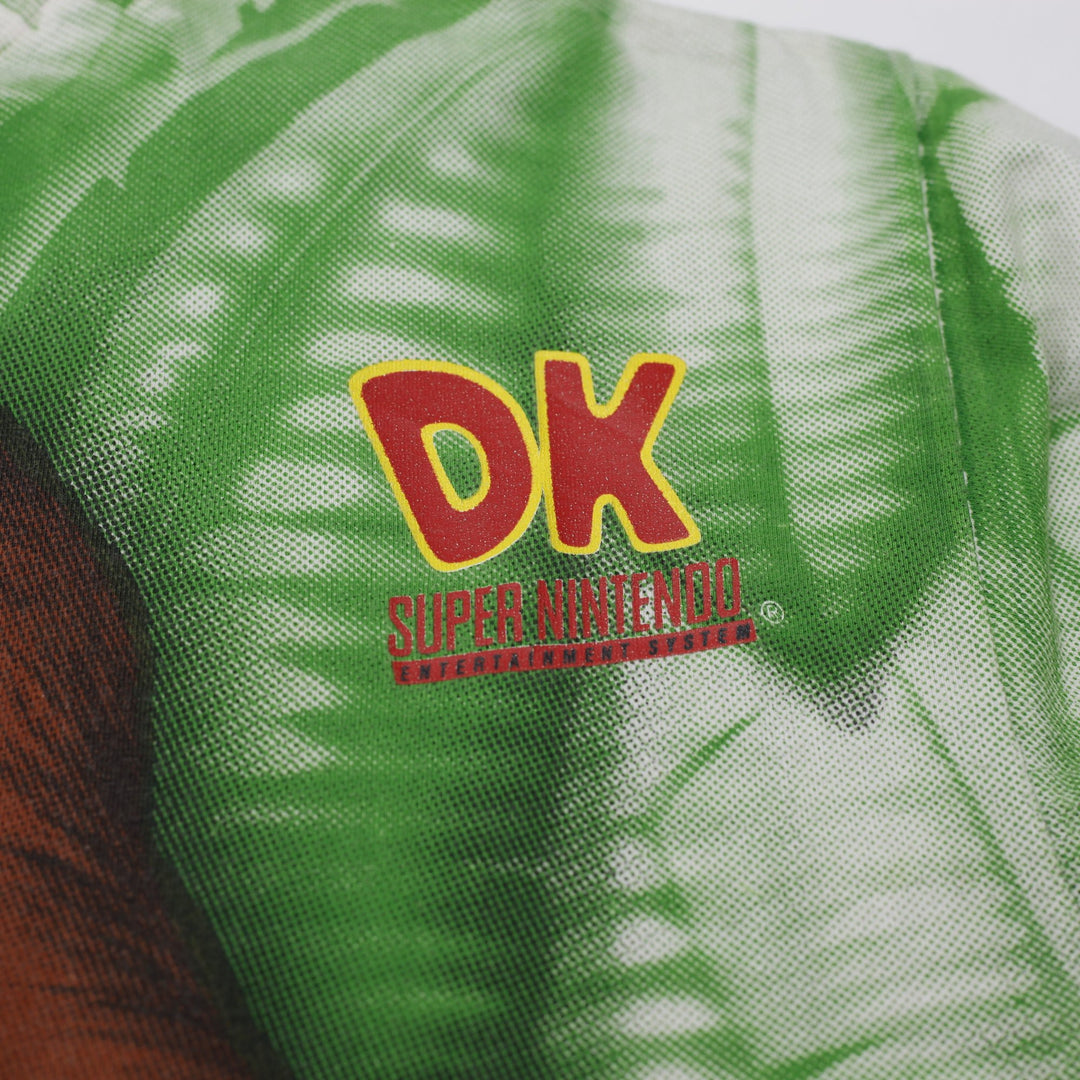 Vintage 1994 Donkey Kong Country AOP T Shirt OSFM Donkey Kong Wear Nintendo
