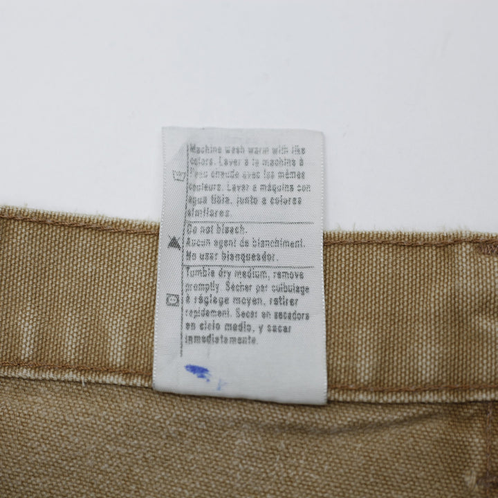 Mens Carhartt B136 BRN Dungaree Fit Double Knee Workwear Pants Size 36 X 30