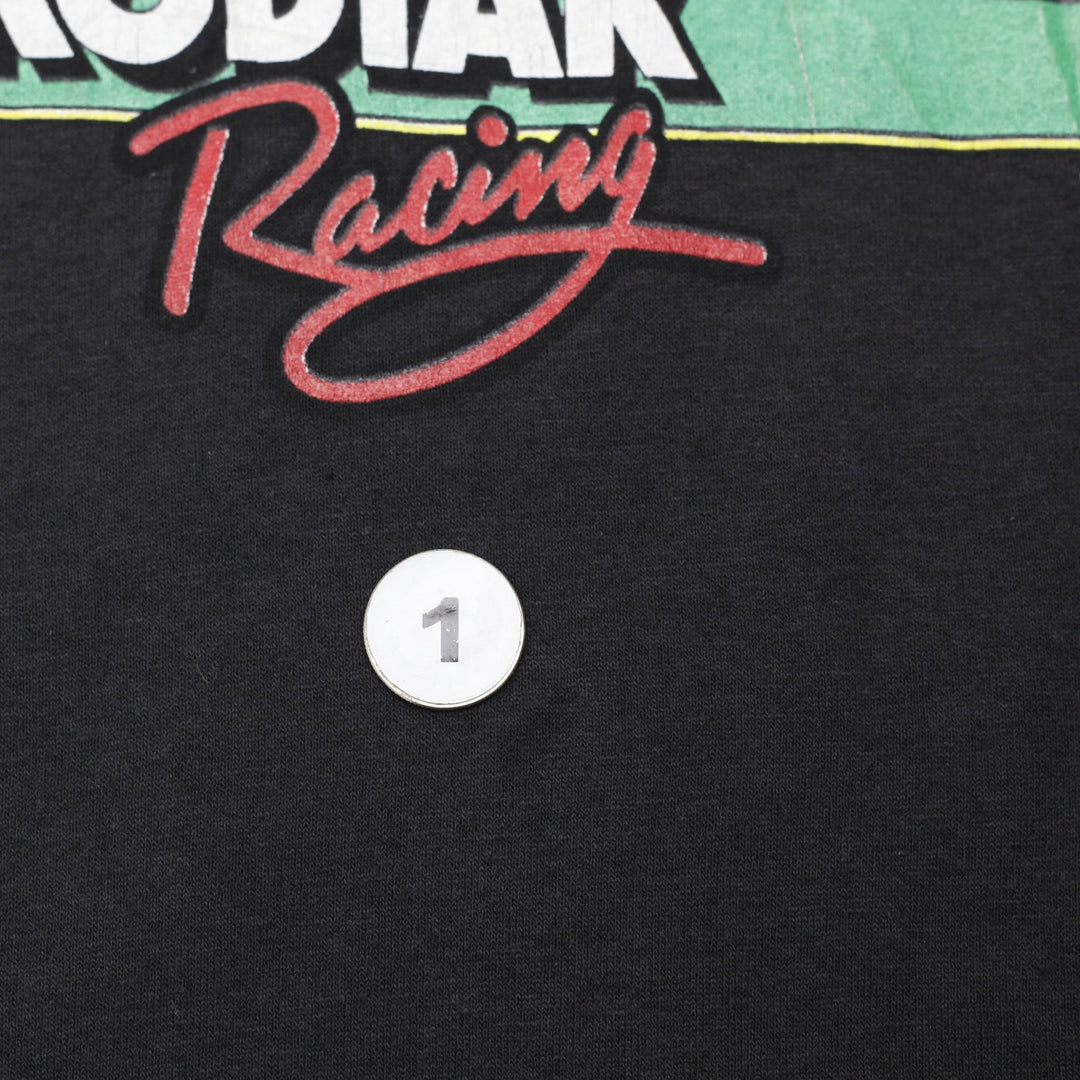 Vintage 1989 Rusty Wallace T-Shirt XL NASCAR Kodiak Racing Bear Single Stitch