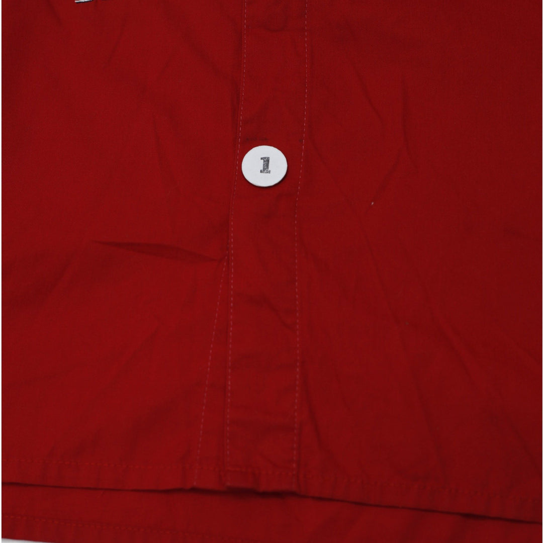 Mens JH Design Budweiser Racing Stitched Snap Button Shirt