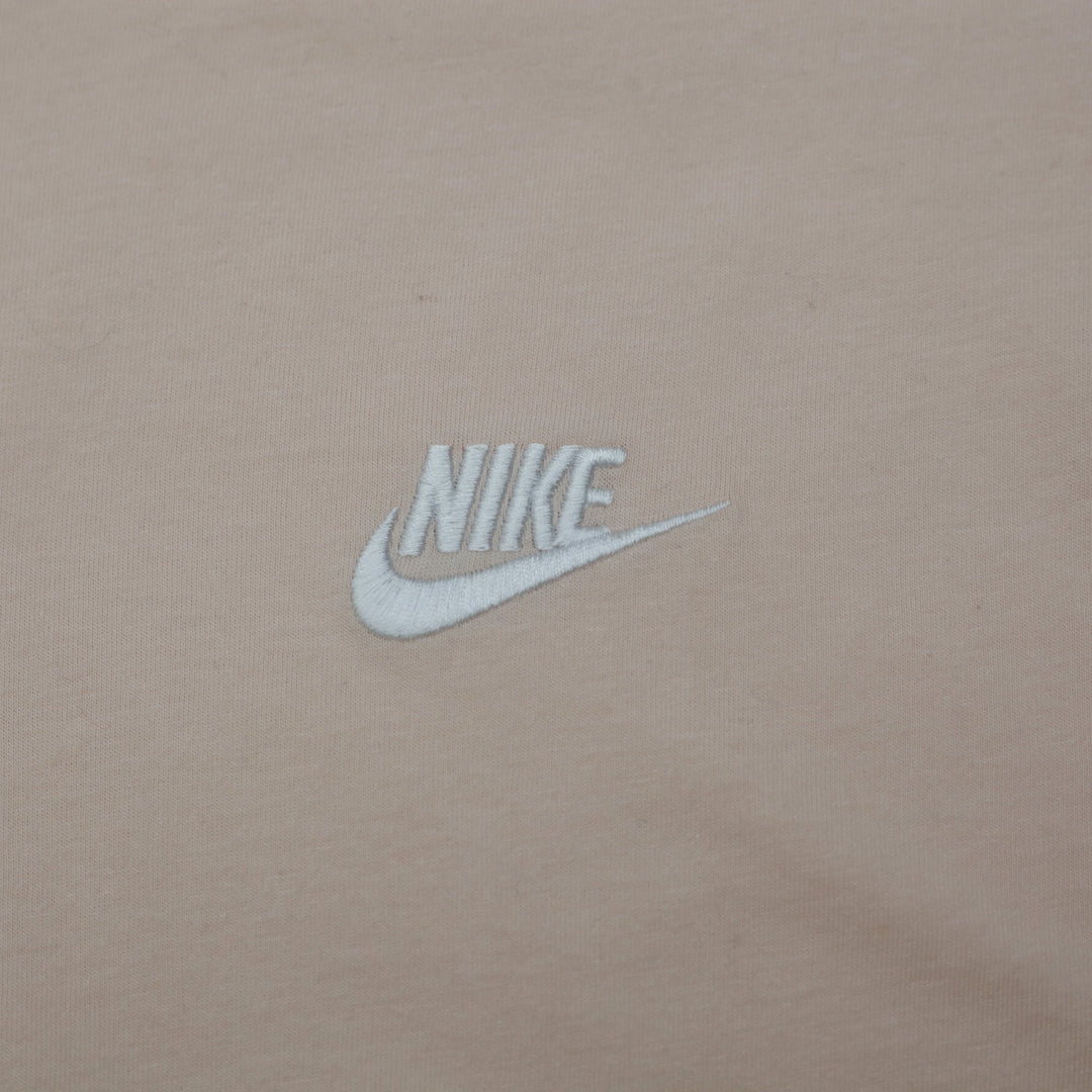 Mens Nike The Nike Tee Peach T-Shirt Logo Cotton Casual Size S