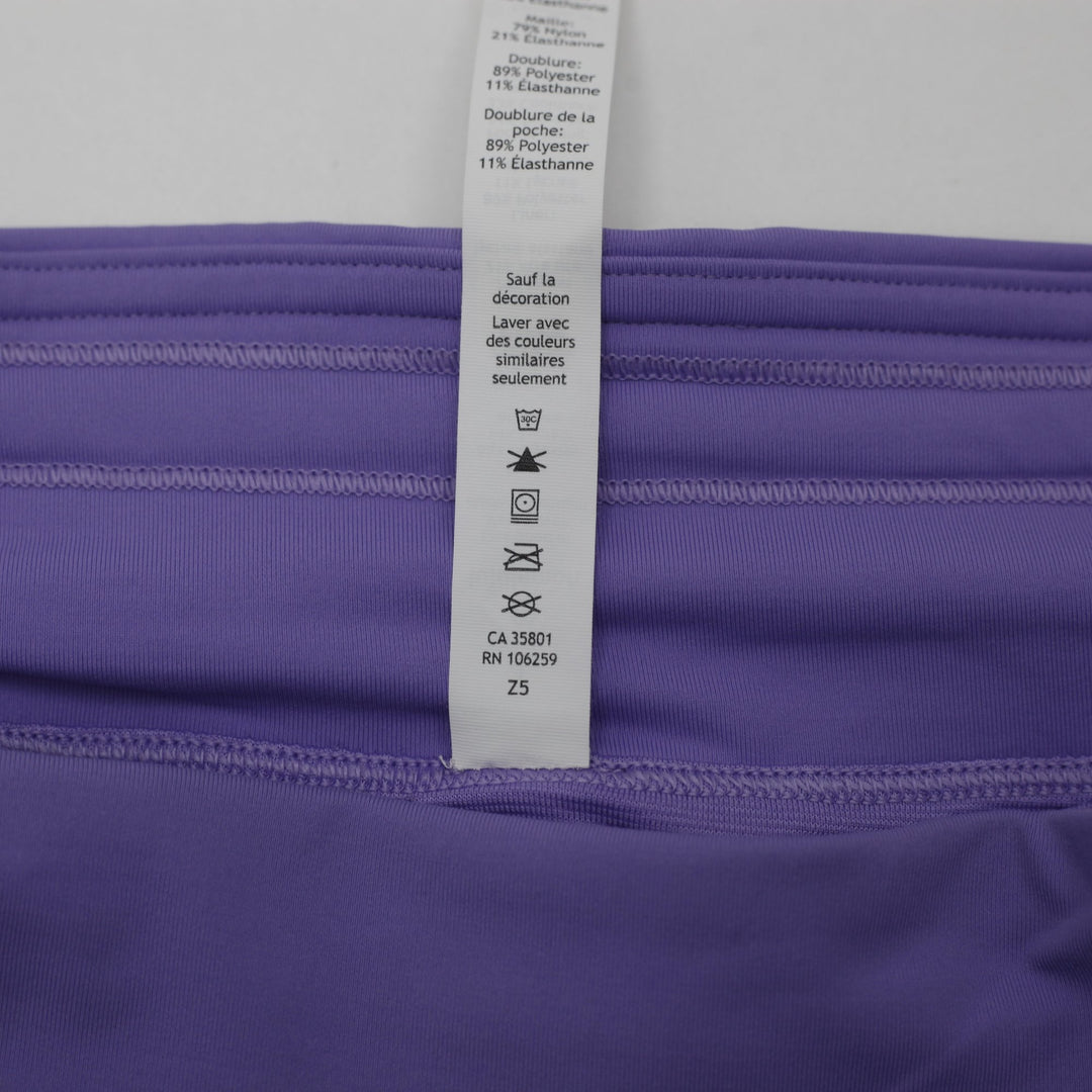 Ladies Lululemon Lined Low Rise Gym Running Track Shorts Size 4