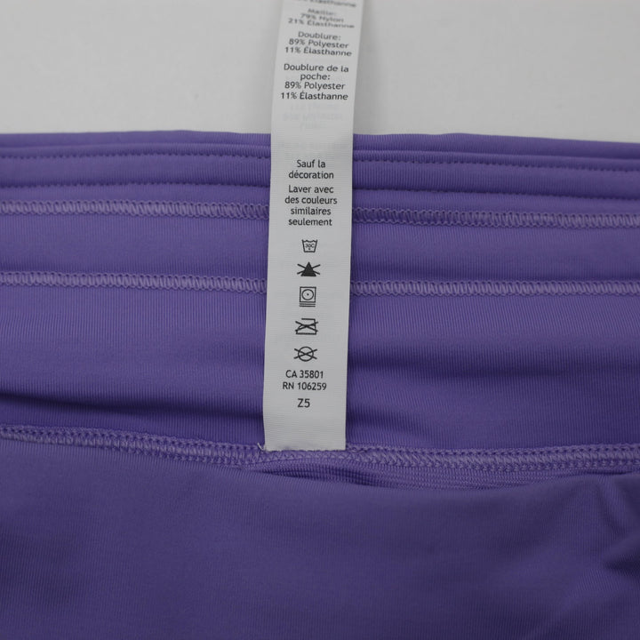 Ladies Lululemon Lined Low Rise Gym Running Track Shorts Size 4