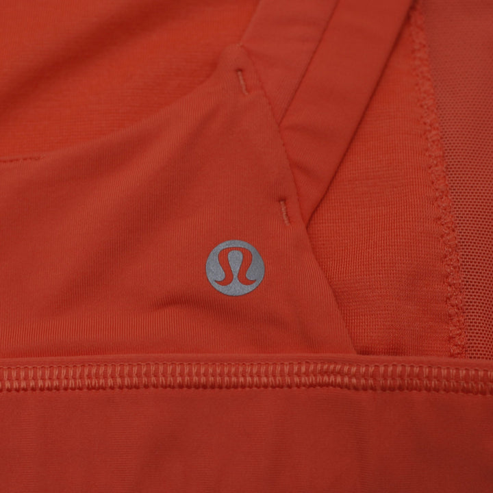 Ladies Lululemon Sports Bra Orange Cross-back Seamless Sweat-wicking