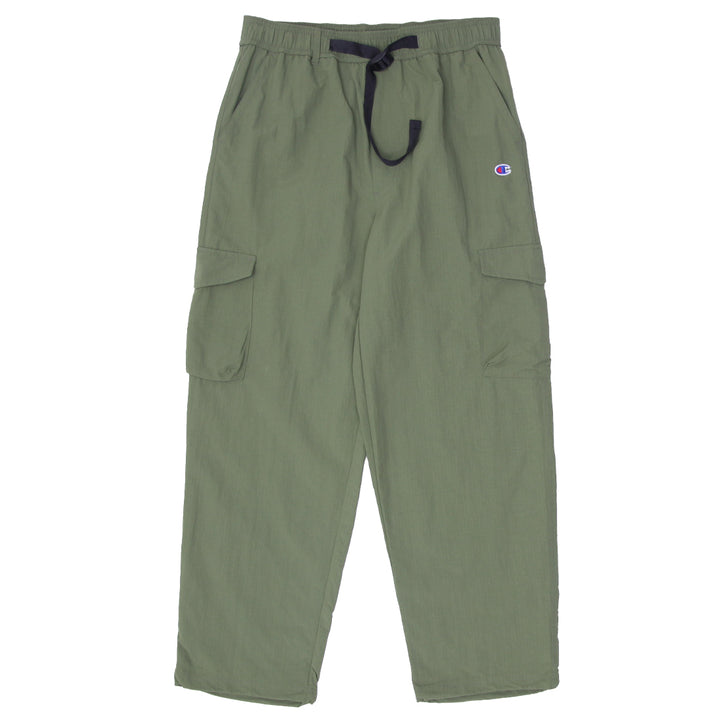 Mens Champion Logo Green Cargo Pants