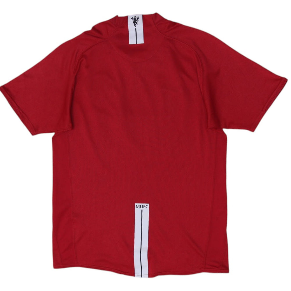 Vintage 2007–2009 Nike Manchester United Home Jersey Size M | Migration_Jerseys - Side View | Fashion Rerun