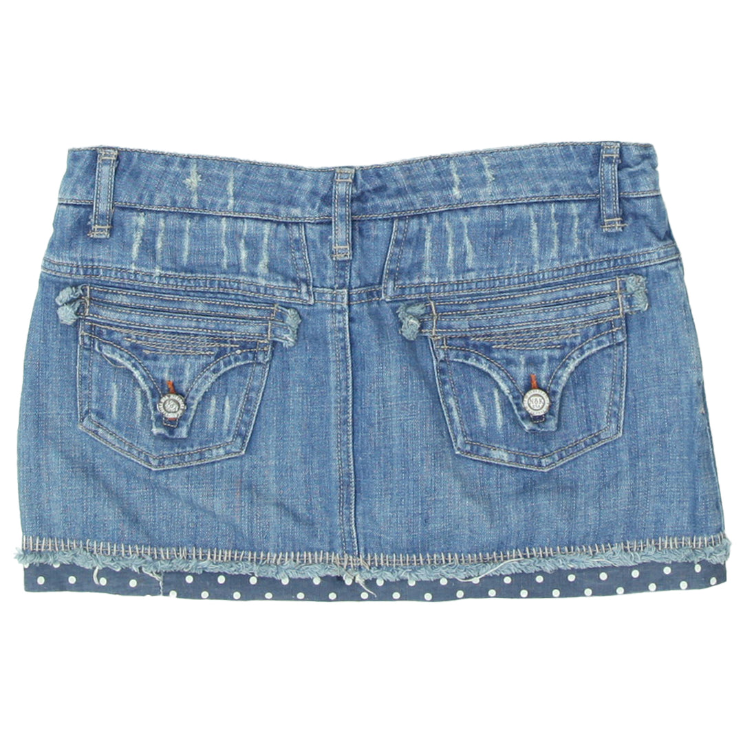 Y2K Denim Micro Mini Skirt - Fashion Rerun Vintage Migration_Skirt