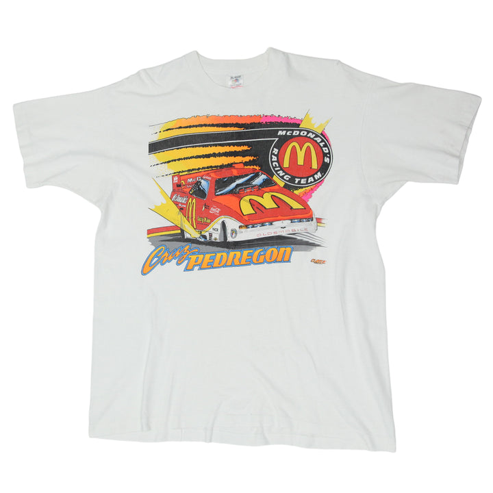 Vintage Cruz Pedegron McDonalds Racing Team T-Shirt S.Stitch Made In USA XL