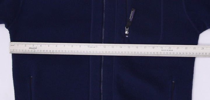 Vintage Patagonia Mens L Navy Full Zip Synchilla Fleece Jacket Made in USA | Migration_Fleece - Alternate Vie | Fashion Rerun