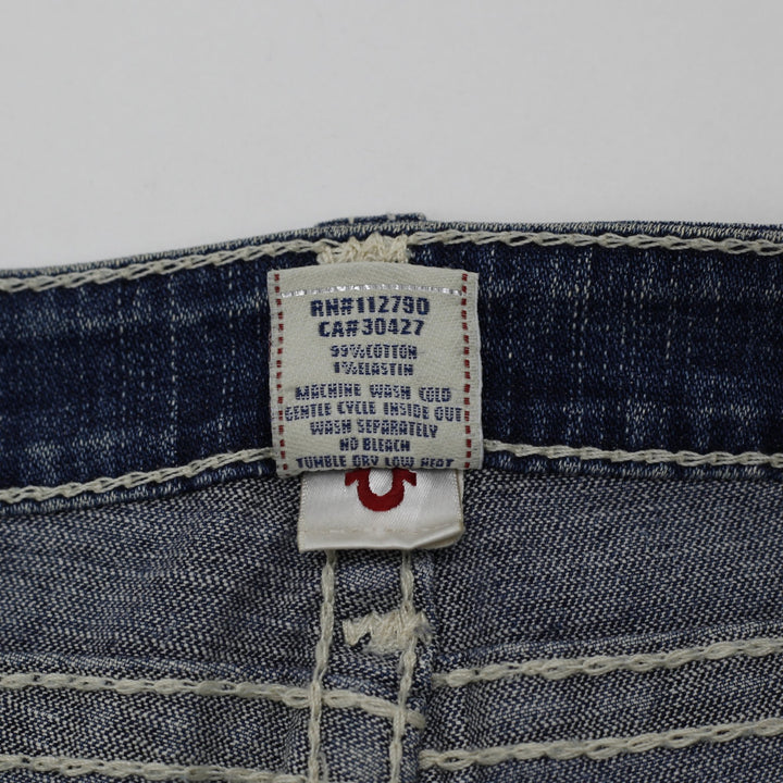 Y2K Ladies True Religion Joey Twisted Seam Flare Jeans Size 27