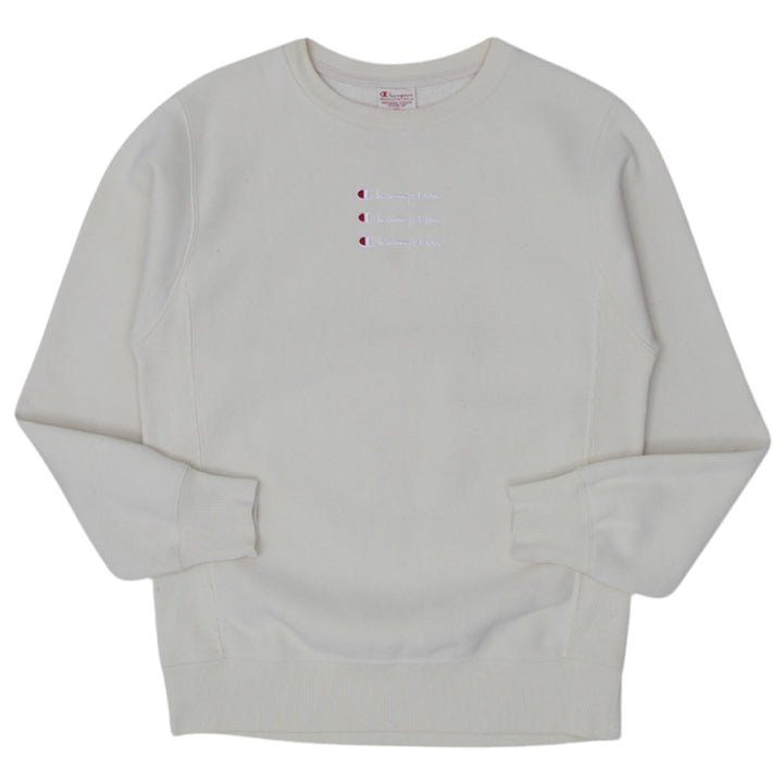Vintage Champion Reverse Weave Warm Up Sweatshirt-Triple Logo Size Medium - Fashion Rerun Vintage Migration_Sweaters