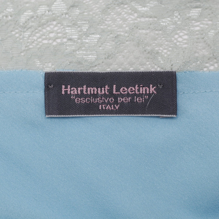 Y2K Ladies Hartmut Leetink "Esclusivo Per Lei" Satin & Lace Cami Top