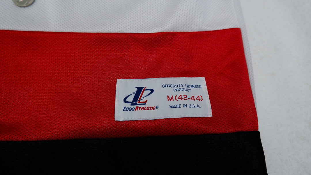 Vintage Mens Logo Athletic Kansas City Chiefs Jersey Red White NFL Football