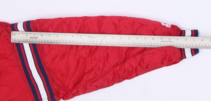 Vintage 1990's Cleveland Indians Guardians Red Starter Jacket Satin