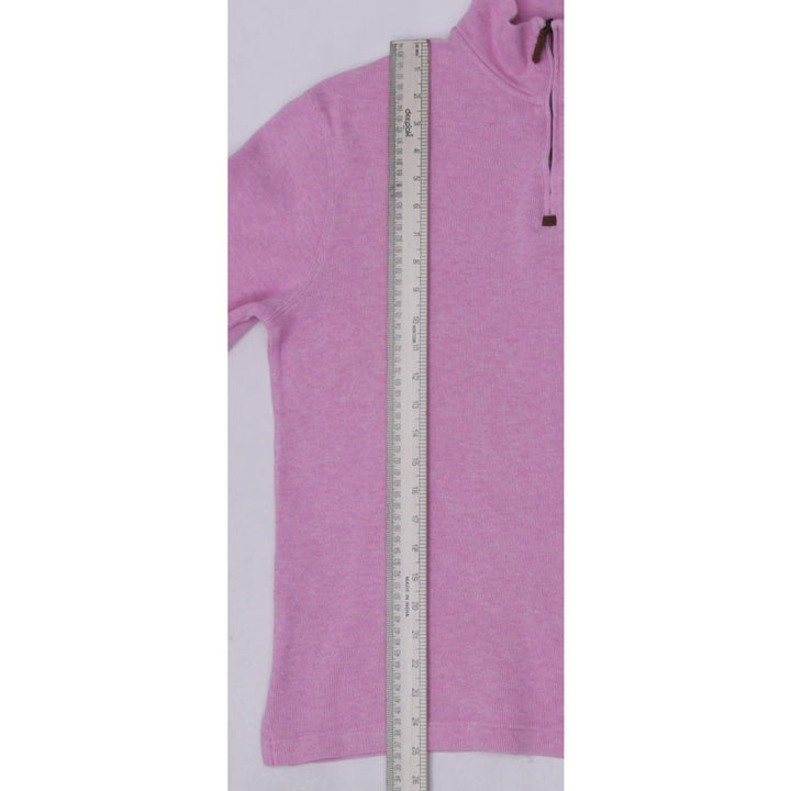Mens Polo Ralph Lauren Quarter Zip Pink Sweater S | Migration_Jumper & Knitwear RL Collection - View 6 | Fashion Rerun