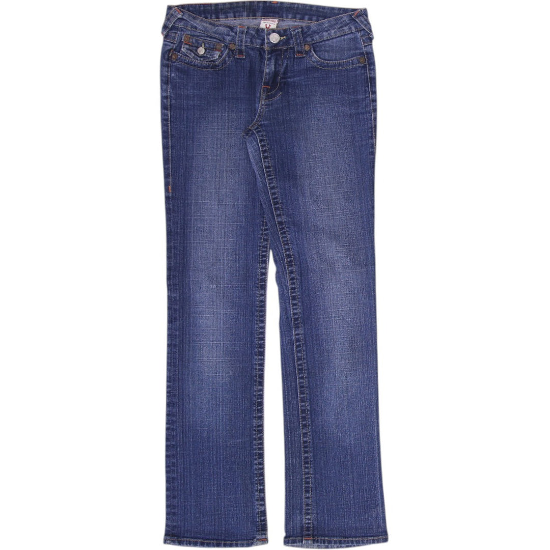 Y2K Ladies True Religion Straight Denim Jeans Size 29