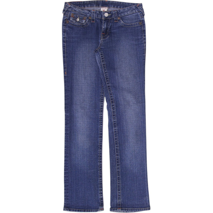 Y2K Ladies True Religion Straight Denim Jeans Size 29