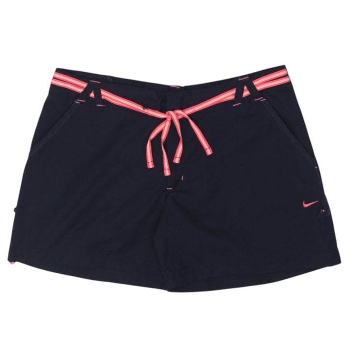 Ladies Embroidered Nike Logo Elastic Waist Shorts
