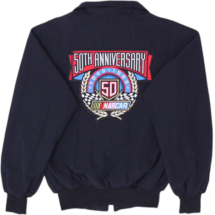 Vintage 1998 NASCAR 50th Anniversary Borg Warner Racing Jacket | Migration_Jackets - Side View | Fashion Rerun
