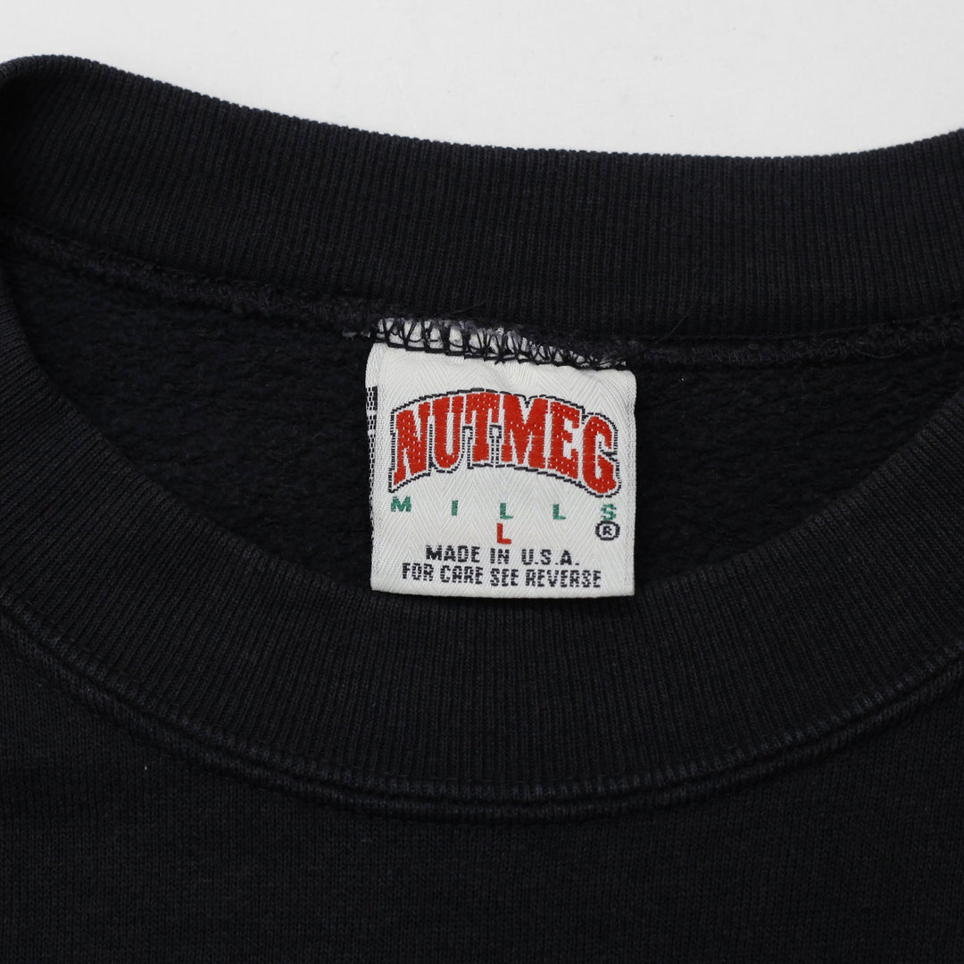 Vintage Black Boston Celtics Nutmeg Mills Crewneck Sweatshirt