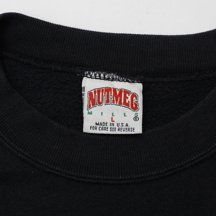 Vintage Black Boston Celtics Nutmeg Mills Crewneck Sweatshirt