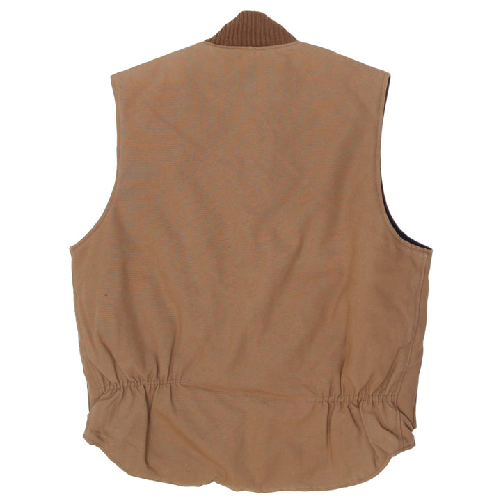 Vintage 90's Walls Premium 12/8 Made In USA Brown Vest