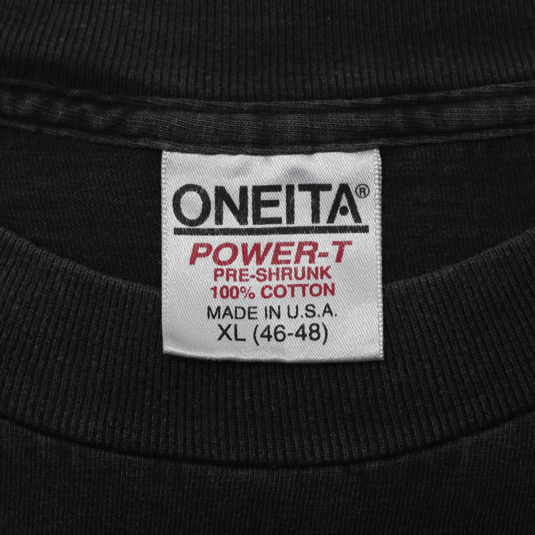 Vintage 90s Oneita Power-T Wolf Graphic T-Shirt Made in USA Size XL