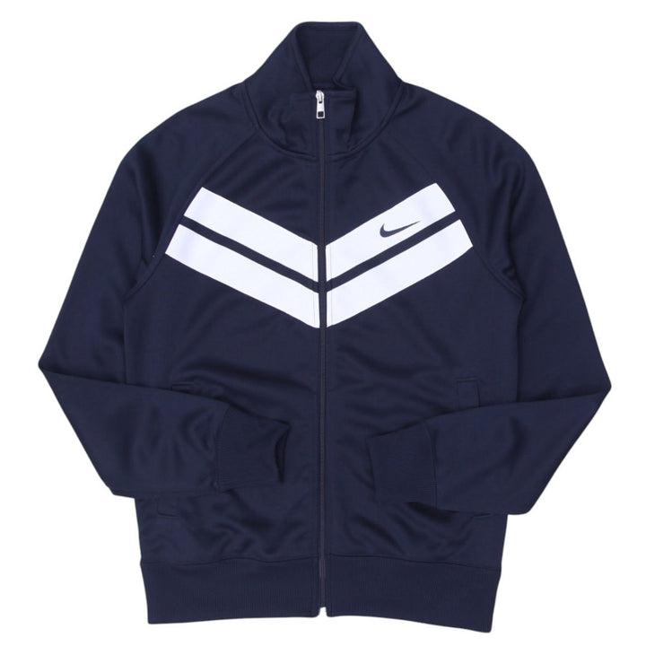 Mens Nike Track Jacket Navy Blue Chevron Full Zip