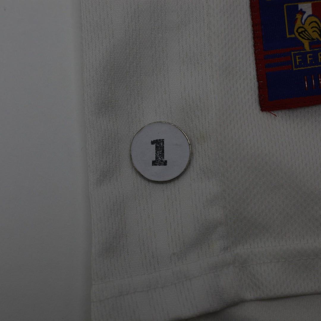 Vintage 1999-2000 Boys France Away Soccer Jersey Size 10 | Migration_Jerseys - View 11 | Fashion Rerun
