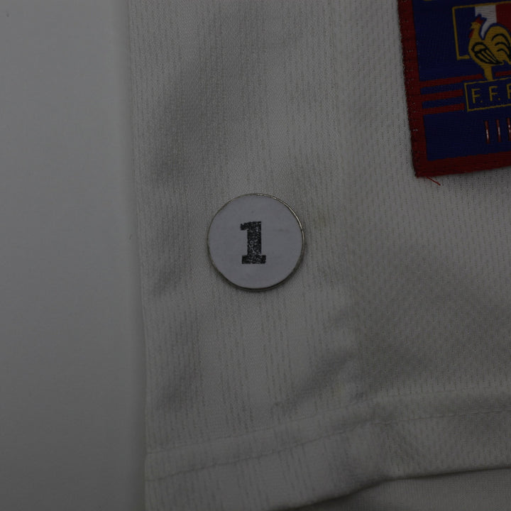 Vintage 1999-2000 Boys France Away Soccer Jersey Size 10 | Migration_Jerseys - View 11 | Fashion Rerun