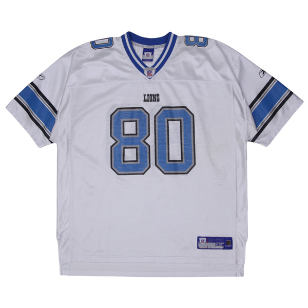 Shop Mens Y2K Reebok NFL Detroit Lions C.Rogers 80 Football Jersey