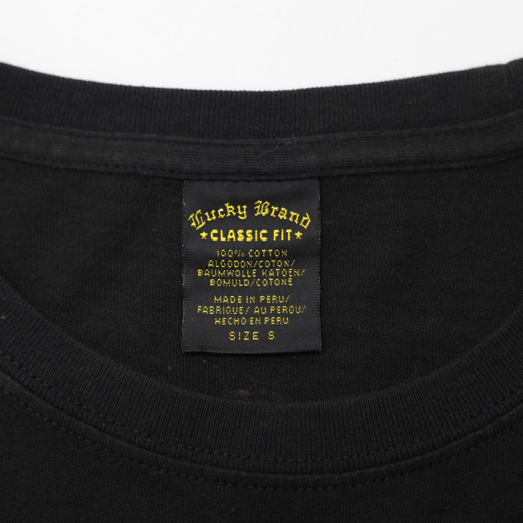 Y2K Mens Lucky Brand Chopper Motorcycle T-Shirt Size S