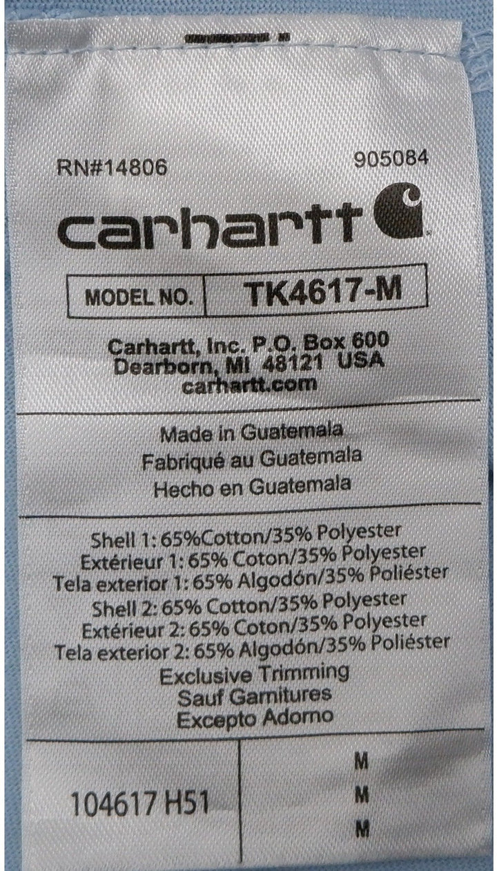 Mens Carhartt Force TK4617-M Relaxed Fit Long Sleeve T-Shirt