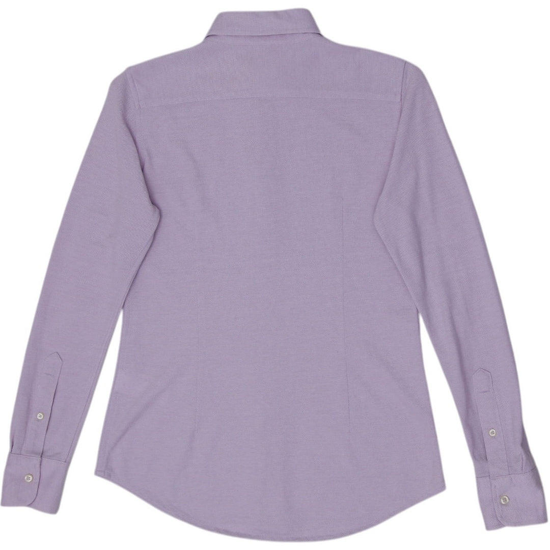 Ladies Ralph Lauren Knit Oxford Button Down Shirt Size M