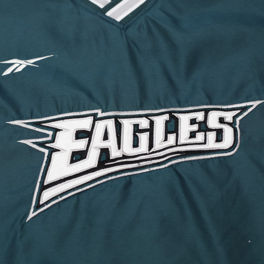 Vintage Reebok Philadelphia Eagles Pullover Jacket Size L